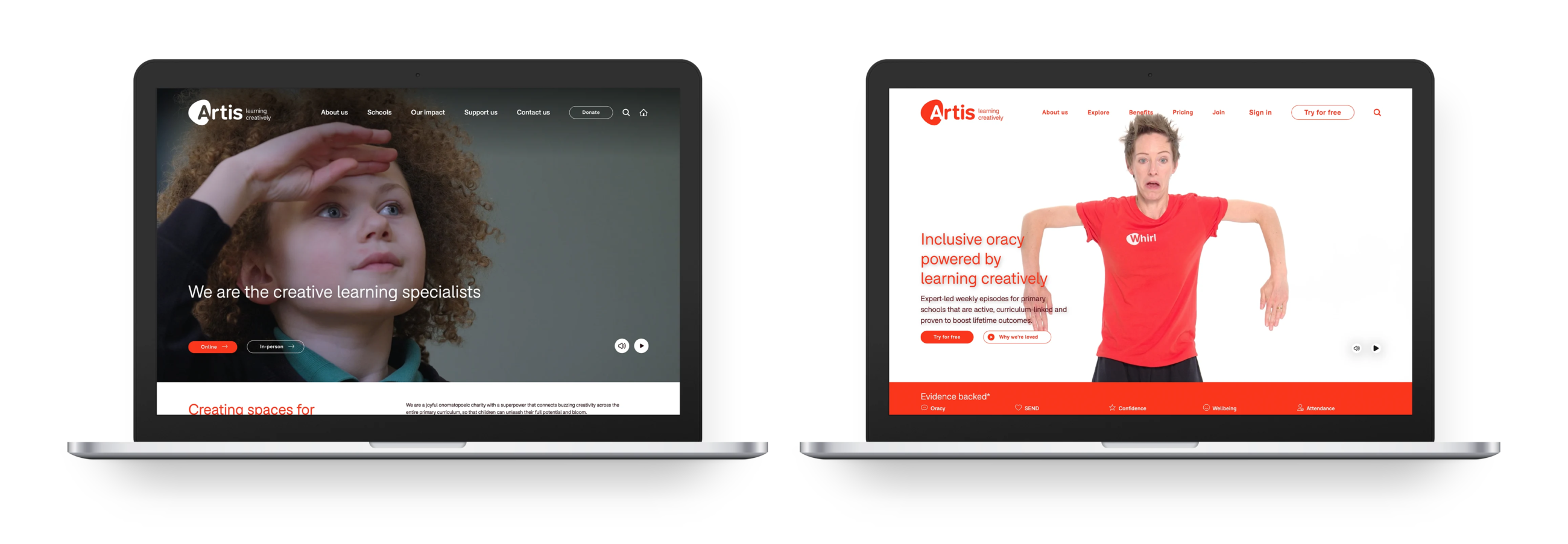 Artis Foundation and Artis Online websites